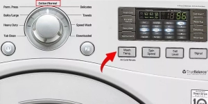 ریست ماشین لباسشویی با دکمه ی ریست